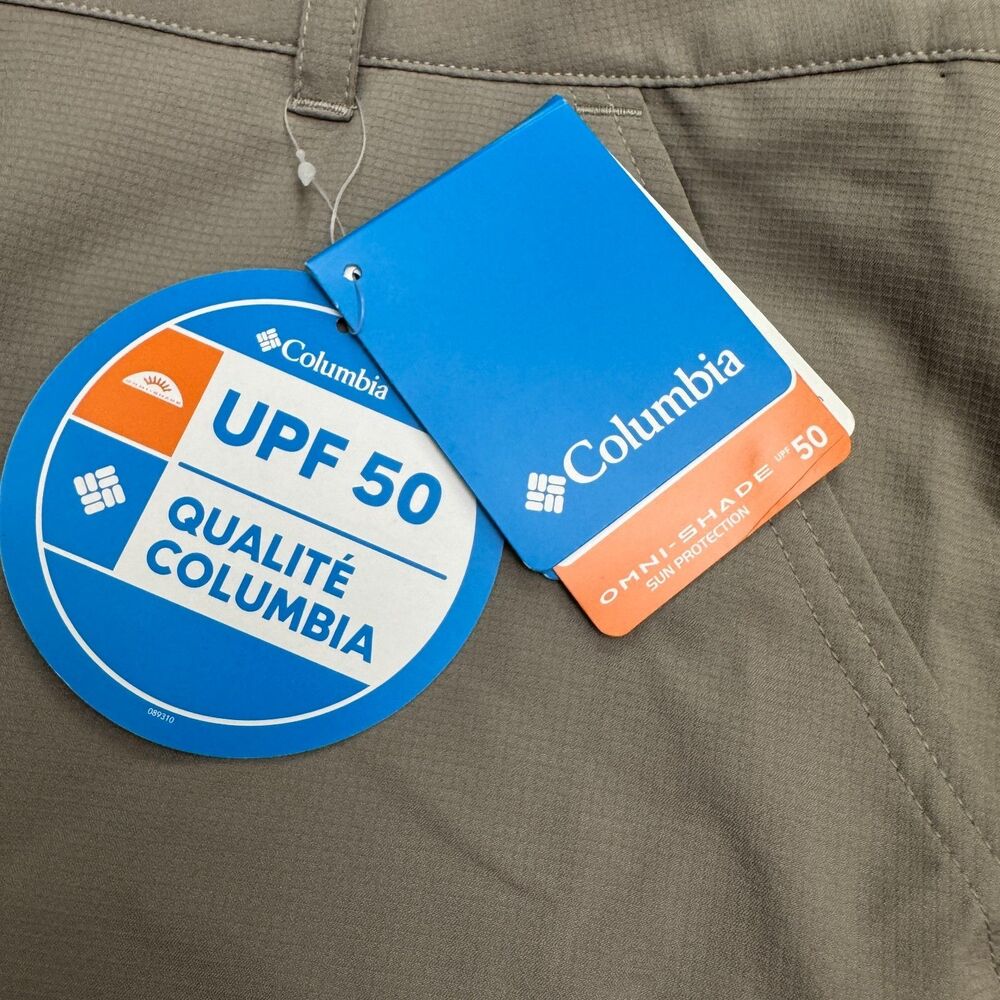 Columbia Battle Ridge Flex Omni-Shade UPF 50 Cargo Shorts Mens 40 Gray Outdoor - Picture 5 of 16